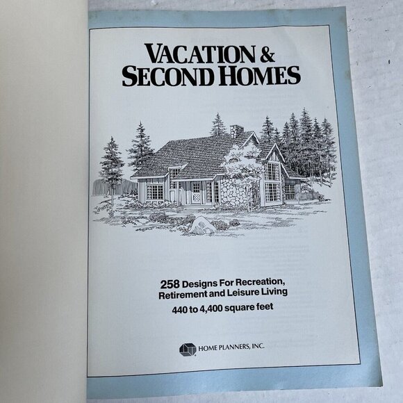 Vacation and Second Home 258 Designs for Recreation Retirement and Lei 1991 - Picture 2 of 5